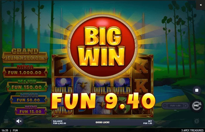 3 Apex Treasures - ชนะรางวัลใหญ่ใน Hold & Win